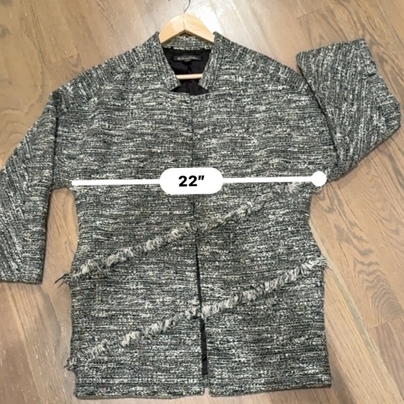 Brooks Brothers Tweed jacket gray black white size 8 academia scholar preppy - Picture 4 of 5